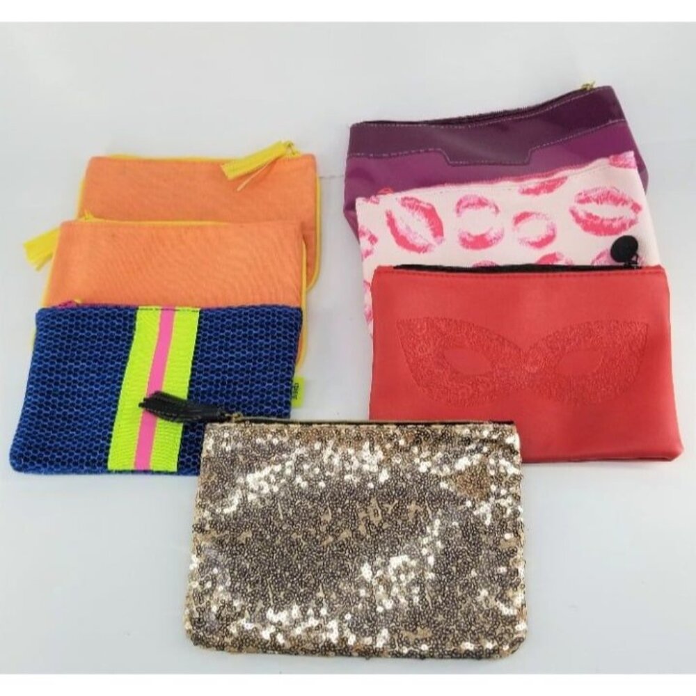 IPSY & Estee Lauder Makeup Bag Lot Of 7